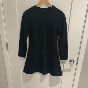 Long sleeve skater dress